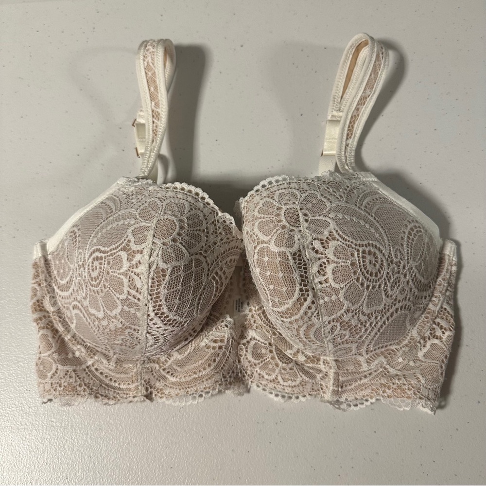 Aerie Lace Bra - Cream